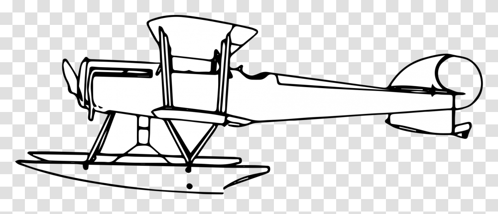 Airplane Seaplane Biplane Ad Flying Boat Supermarine Free, Furniture, Chair, Transportation, Vehicle Transparent Png