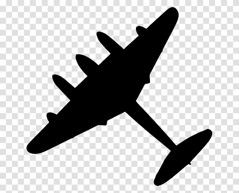 Airplane Second World War Fighter Aircraft Military Aircraft, Gray, World Of Warcraft Transparent Png