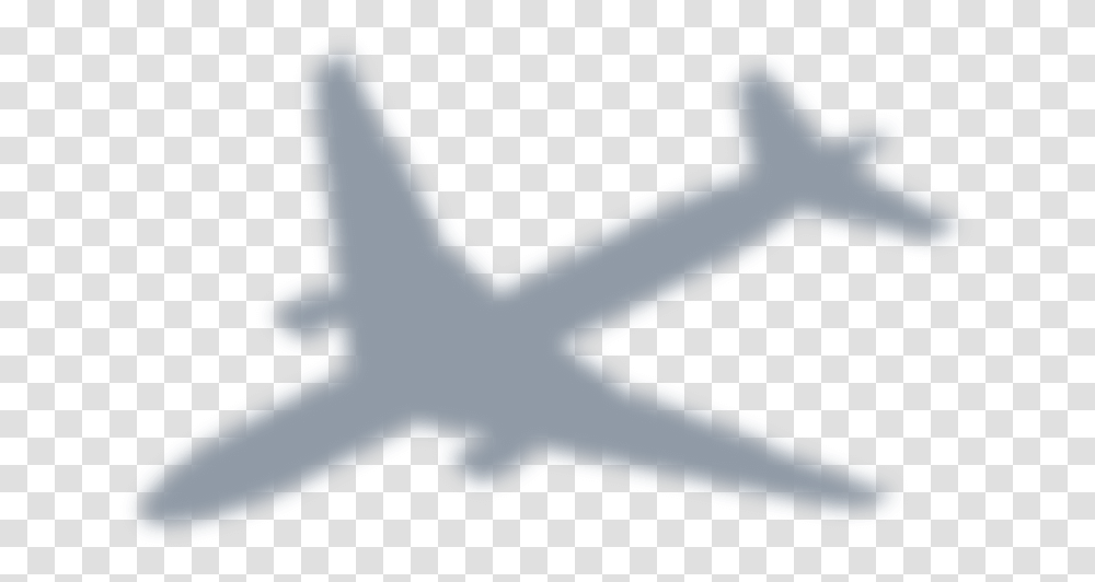 Airplane Shadow Image, Axe, Star Symbol, Silhouette Transparent Png