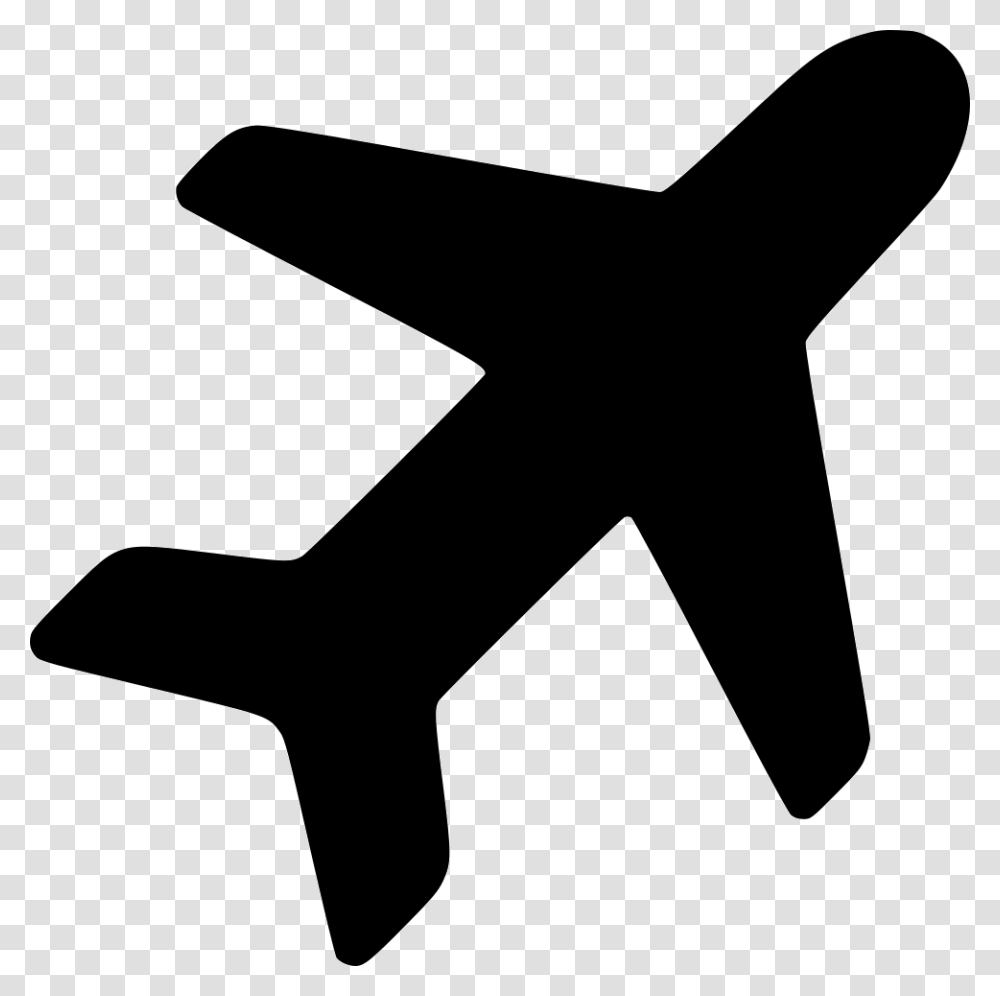 Airplane Silhouette Drawing Plane Icon, Axe, Tool, Star Symbol Transparent Png