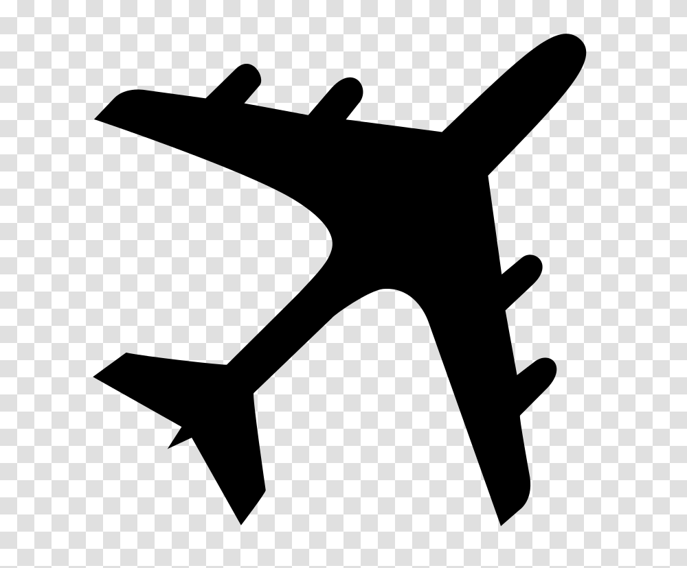 Airplane Silhouette, Gray, World Of Warcraft Transparent Png