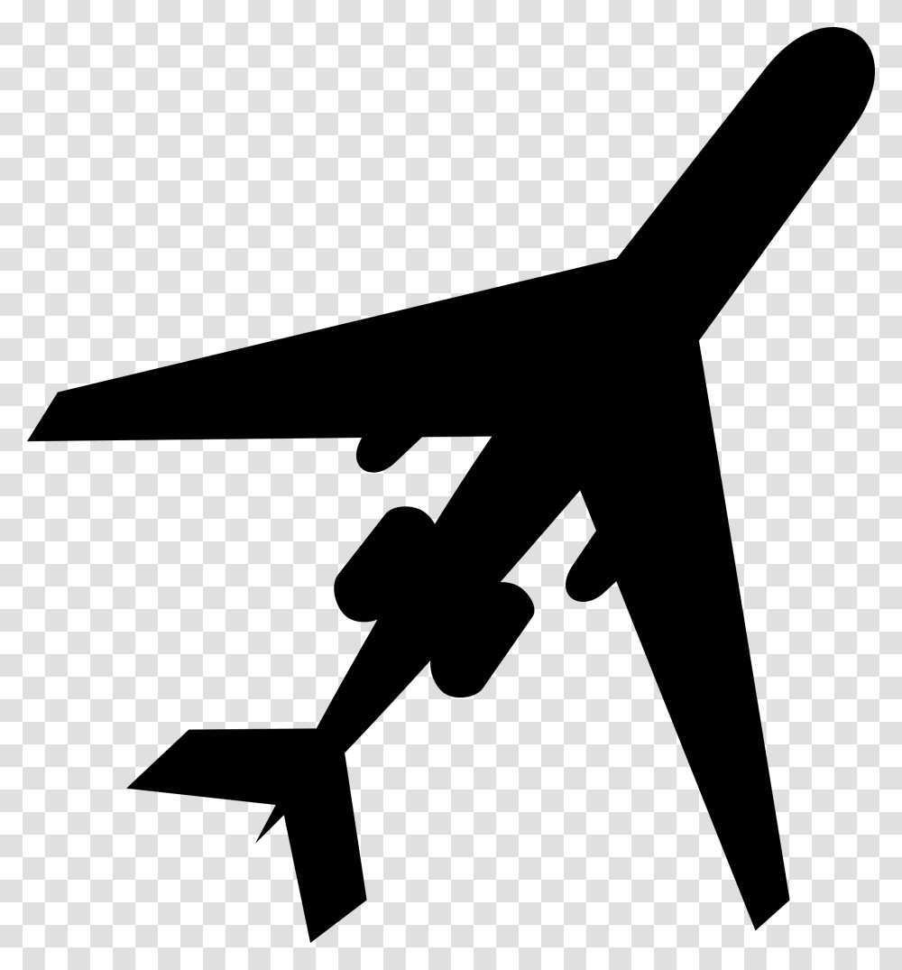 Airplane Silhouette Icons, Gray, World Of Warcraft Transparent Png