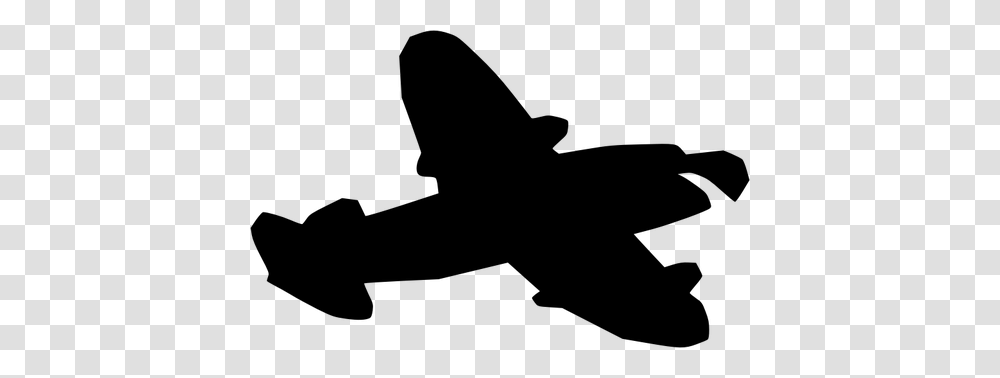 Airplane Silhouette Image, Gray, World Of Warcraft Transparent Png