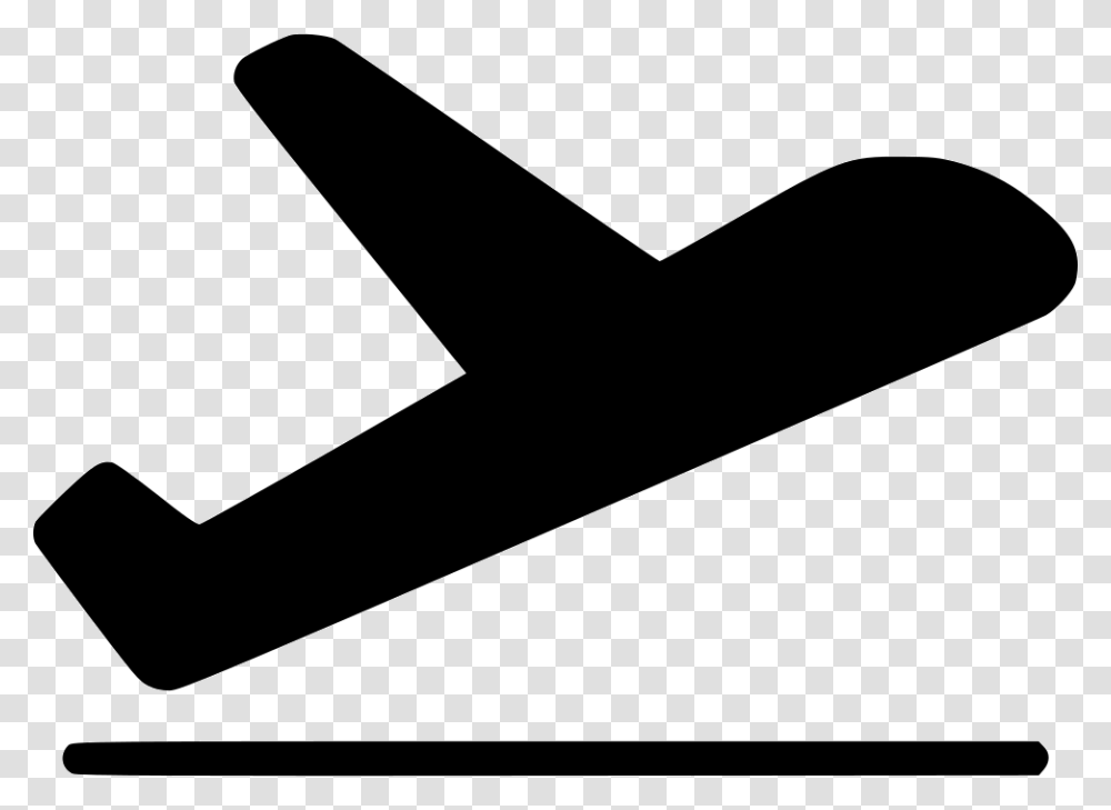 Airplane Take Off Flight Logo, Star Symbol, Silhouette Transparent Png