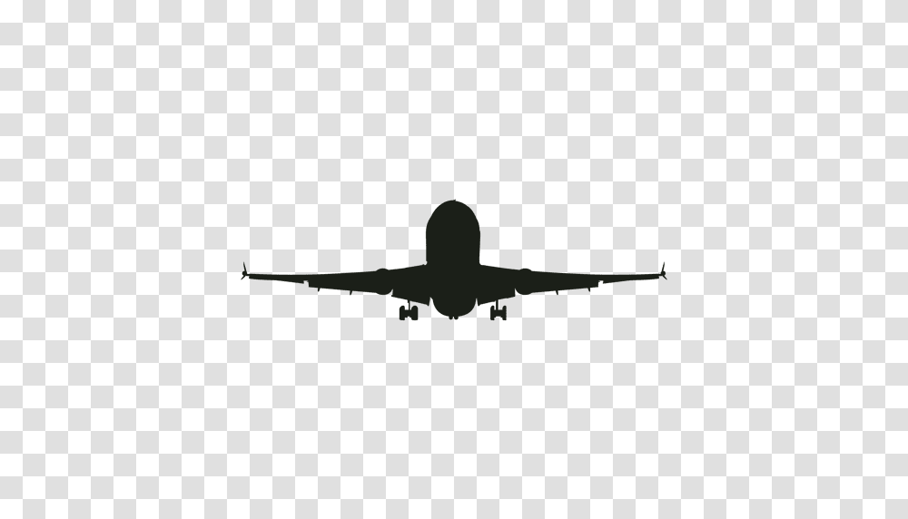 Airplane Taking Off Silhouette, Aircraft, Vehicle, Transportation, Takeoff Transparent Png
