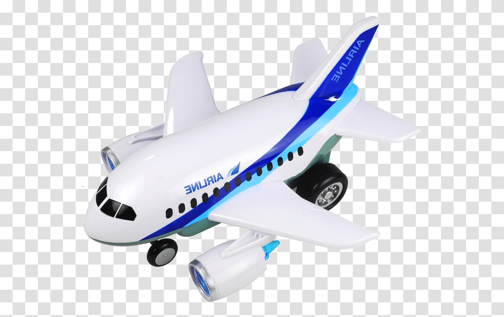 Airplane Toy, Airliner, Aircraft, Vehicle, Transportation Transparent Png