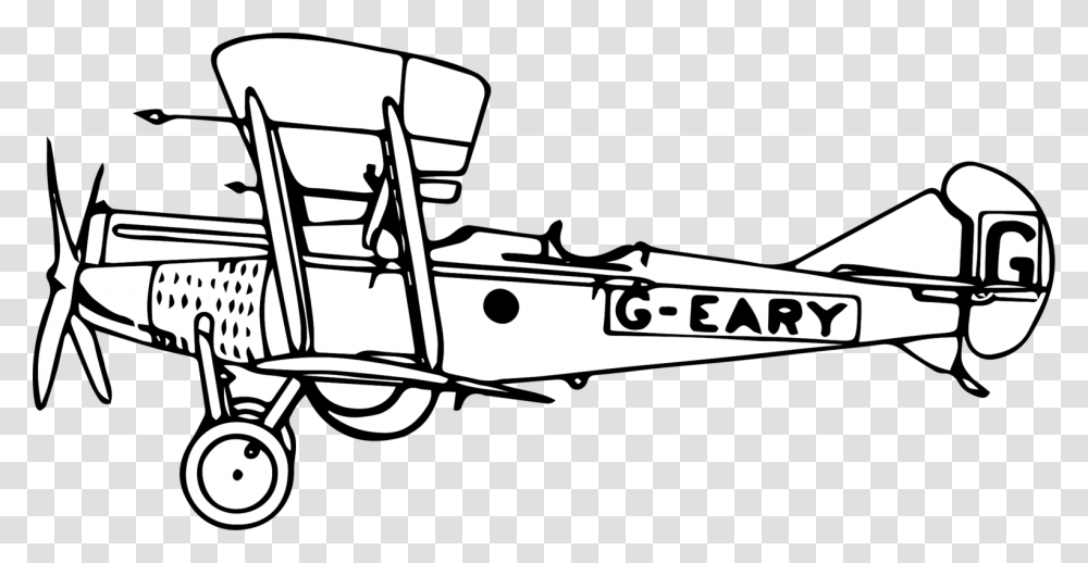 Airplane Westland Limousine Aircraft Sopwith Antelope Biplane Free, Vehicle, Transportation, Leisure Activities, Silhouette Transparent Png