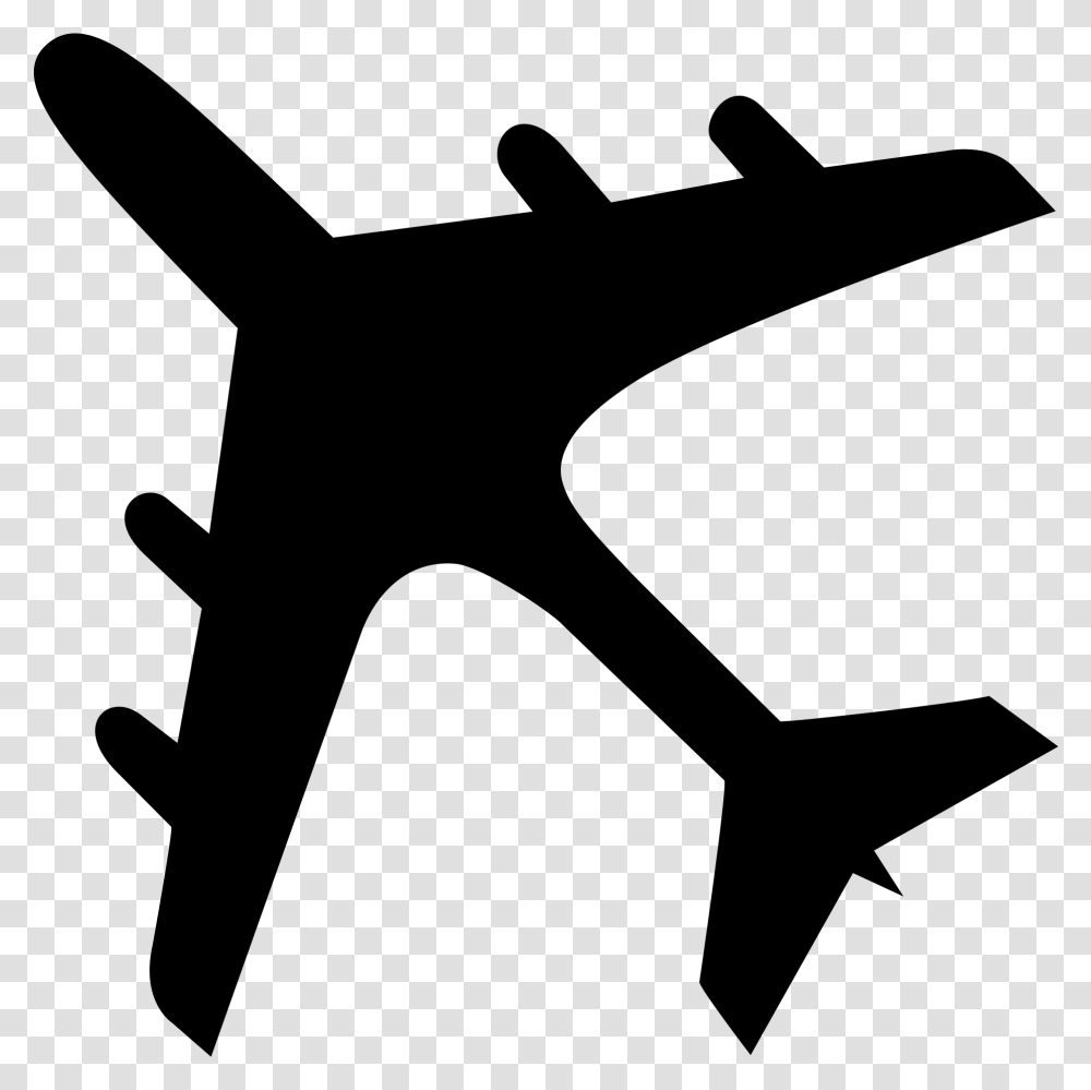 Airplane With Banner Clipart Airplane Icon, Gray, World Of Warcraft Transparent Png