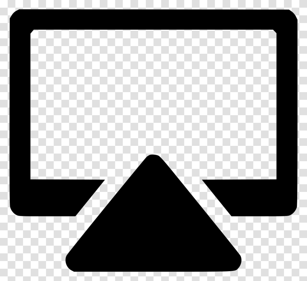 Airplay Stream Icon Free Download, Recycling Symbol, Triangle, Sign Transparent Png