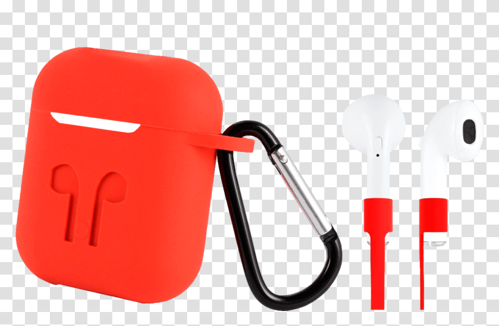 Airpods Red Airpods Case, Electronics, Headphones, Headset, Adapter Transparent Png