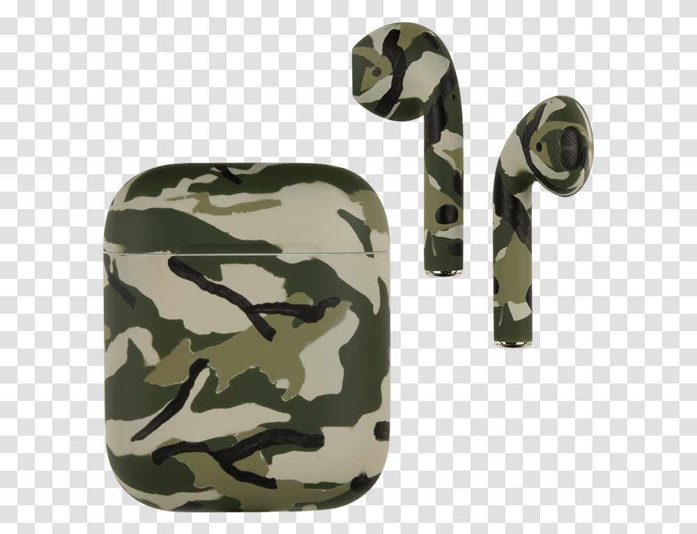 Airpods Wireless Headphones Mobile Phone, Military, Military Uniform, Camouflage Transparent Png