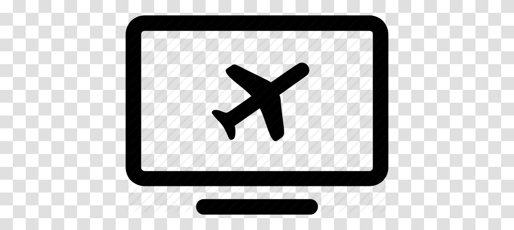 Airport Blog Flight Travel Vacation Video Icon, Piano, Silhouette, Aircraft, Vehicle Transparent Png