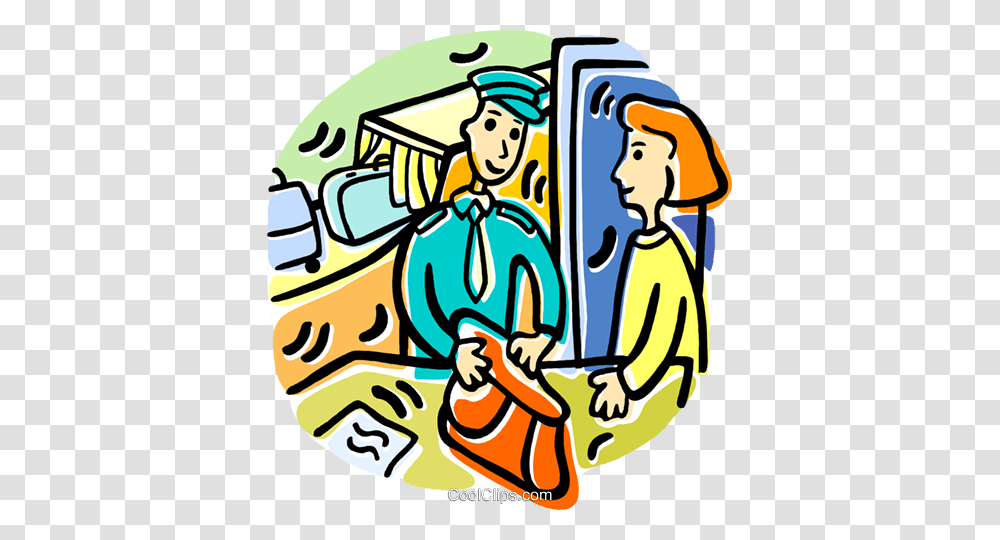 Airport Security Royalty Free Vector Clip Art Illustration, Doodle, Drawing Transparent Png