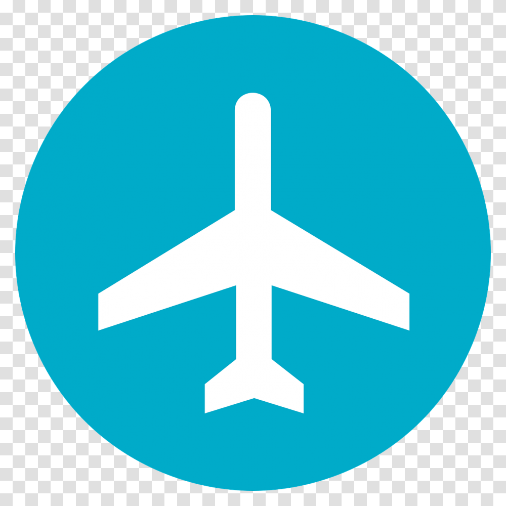 Airport Signs Symbols Plane Airplane Airport Symbol, Star Symbol, Vehicle, Transportation, Cross Transparent Png