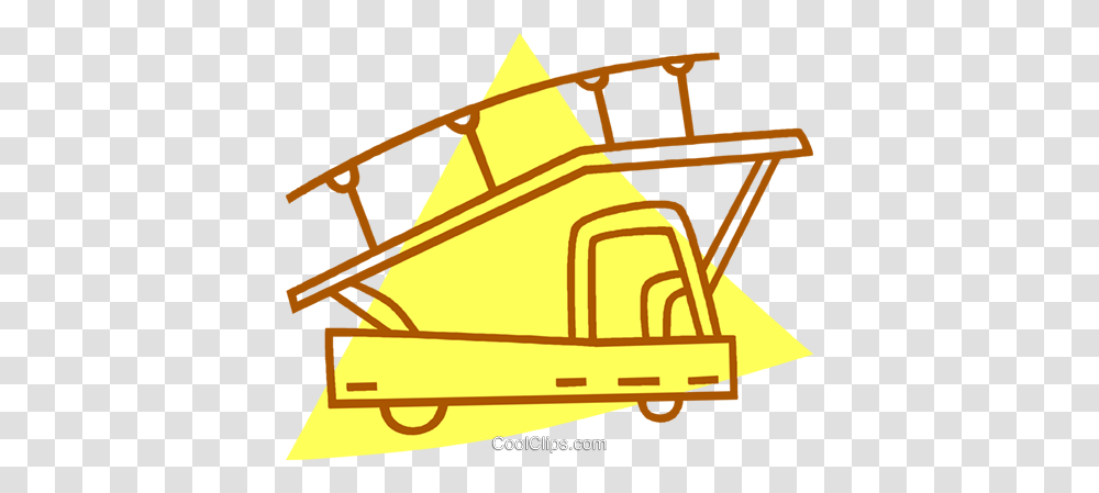 Airport Truck With Stairs Royalty Free Vector Clip Art, Triangle, Outdoors Transparent Png