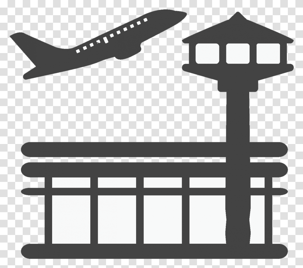 Airport Vector Icon Airport Clipart, Vehicle, Transportation, Aircraft, Airliner Transparent Png