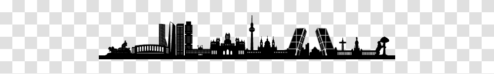 Airport Vector Skyline Icon Madrid Skyline, Gray, World Of Warcraft Transparent Png