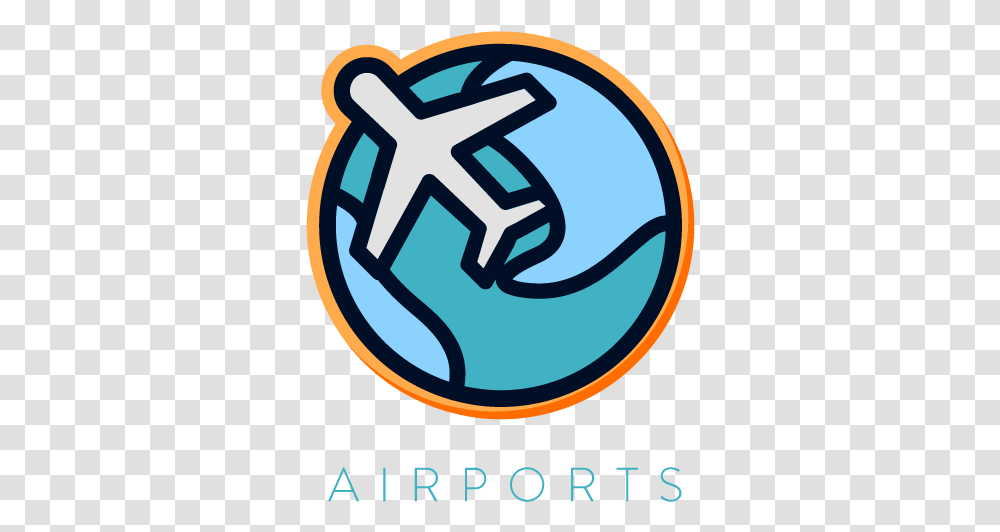 Airports Near Inman Emblem, Logo, Recycling Symbol, Poster Transparent Png
