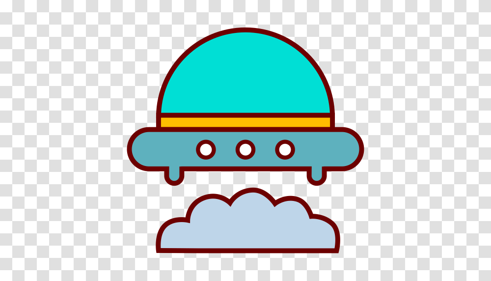 Airship Alien Spacecraft Aliens Icon With And Vector Format, Sombrero, Hat, Outdoors Transparent Png