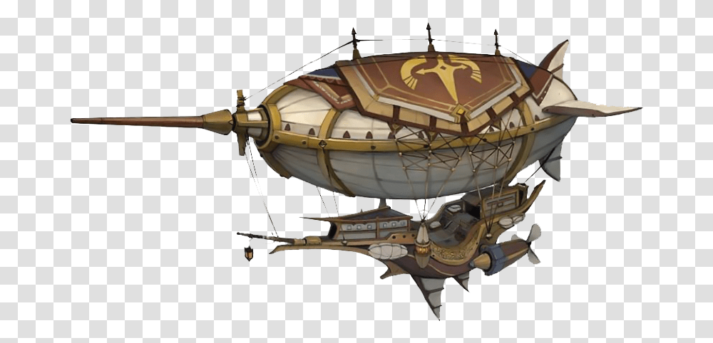 Airship Galleon, Vehicle, Transportation, Aircraft, Blimp Transparent Png