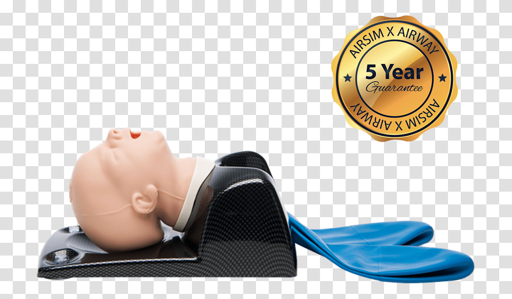 Airsim Baby X Infant Airway Management Training Manikin Airway Management, Person, Human, Cushion, Chair Transparent Png