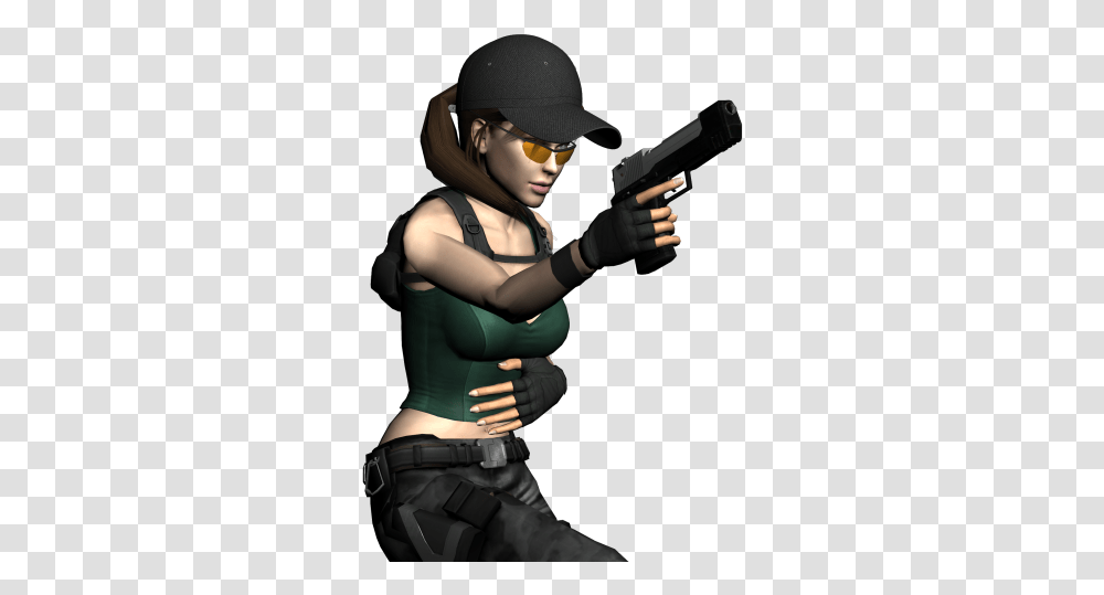 Airsoft Gun, Helmet, Person, Sunglasses Transparent Png