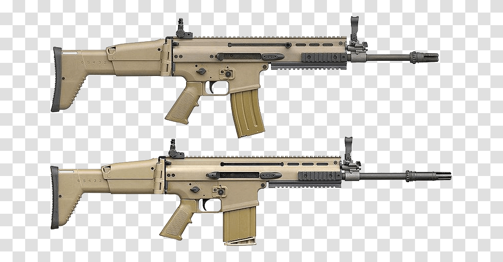 Airsoft Gun Scar Ly Scar H, Weapon, Weaponry, Rifle, Armory Transparent Png