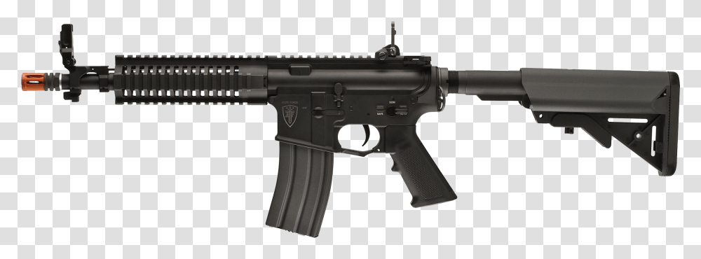Airsoft Guns Heckler Amp Koch Hk416 Firearm Ar Pistol With Brace, Weapon, Weaponry, Rifle, Machine Gun Transparent Png