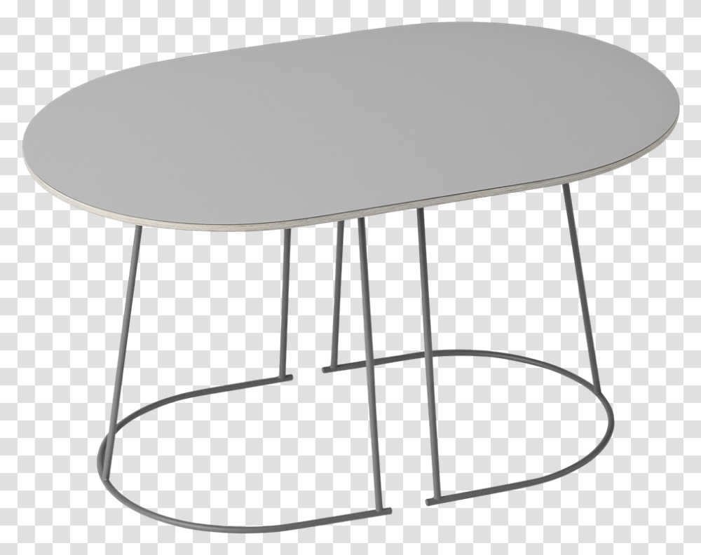 Airy Coffee Table Nano Small Grey Muuto Airy Half Size Coffee Table Black, Furniture, Lamp, Tabletop, Chair Transparent Png