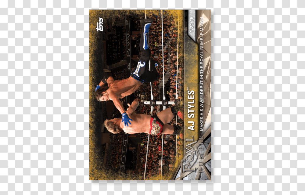 Aj Styles 2017 Wwe Road To Wrestlemania Base Cards Kickflip, Person, Acrobatic, Circus, Leisure Activities Transparent Png