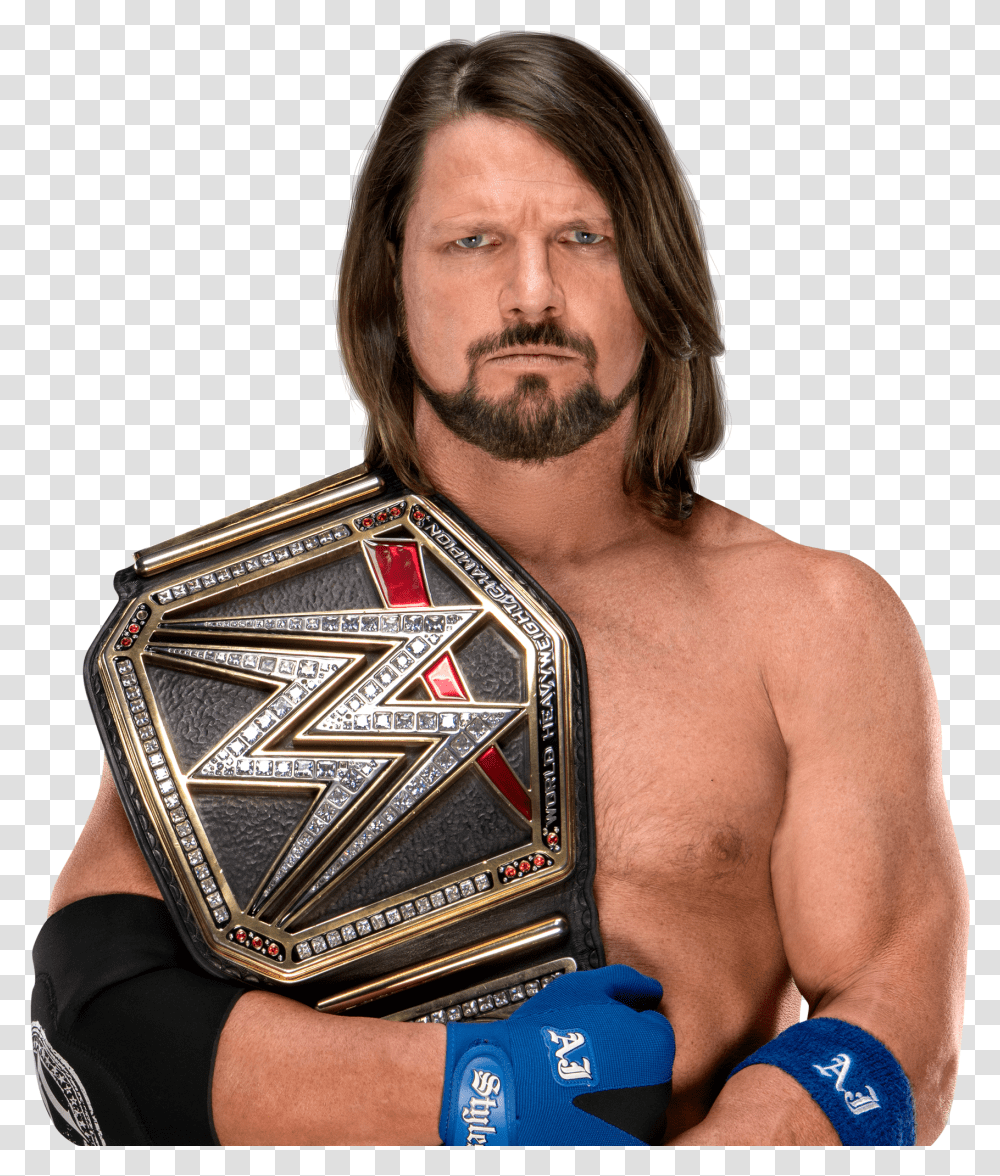 Aj Styles With Wwe Title Money In The Bank 2018 Aj Styles Vs Shinsuke Nakamura Transparent Png