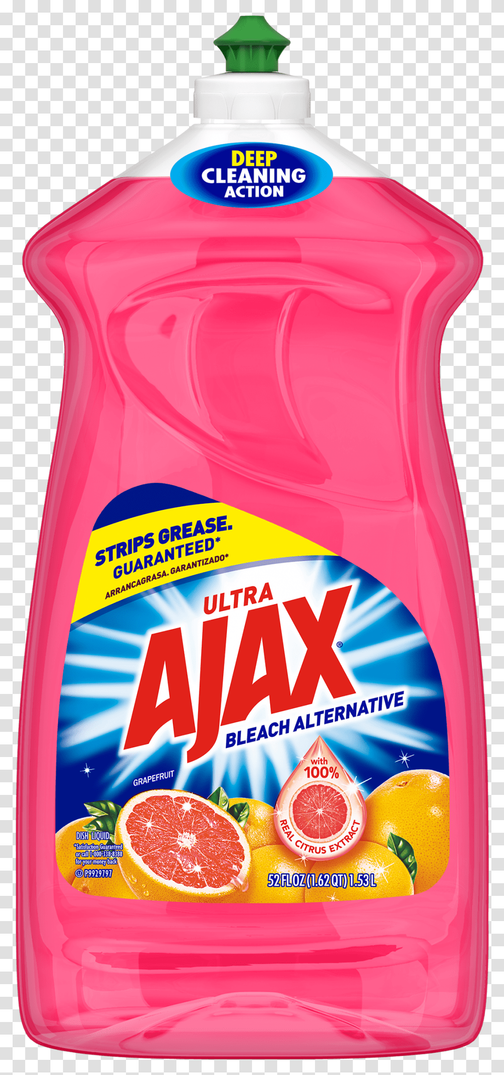 Ajax Dish Liquid Grapefruit, Food, Honey, Bottle Transparent Png