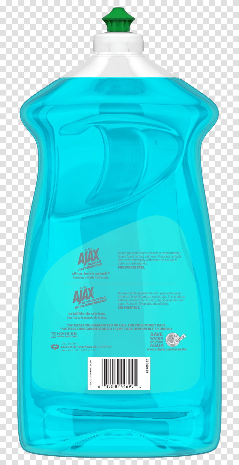 Ajax Ultra Triple Action Liquid Dish Soap Bleach Alternative Dry Suit, Bottle, Shampoo, Apparel Transparent Png