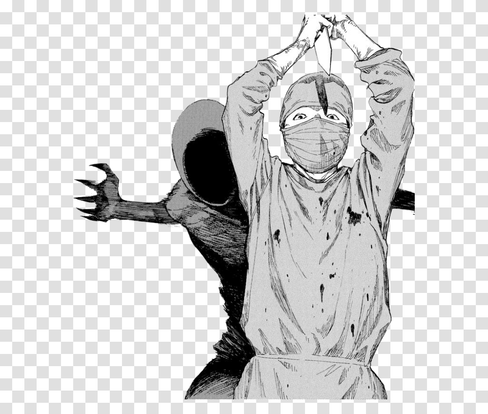 Ajin Kei Black Ghost, Hand, Person, Face, Stencil Transparent Png