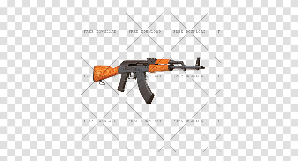 Ak 47 Ah Image With Ak, Gun, Weapon, Weaponry, Rifle Transparent Png