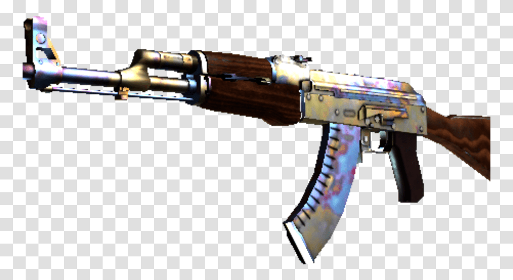 Ak 47 Case Hardened, Gun, Weapon, Weaponry, Rifle Transparent Png