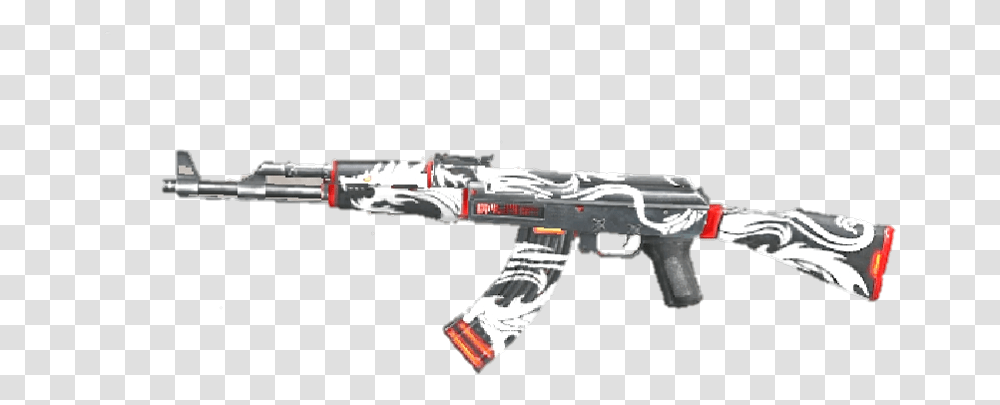 Ak 47 Free Fire Cartoon Free Fire Top Gun Skin, Weapon, Weaponry, Toy, Vehicle Transparent Png
