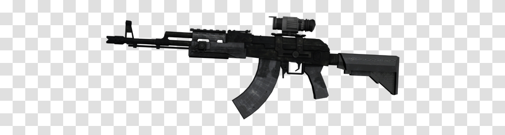 Ak 47 From Mw2 For Gta San Andreas Arsenal Sam7sf Quad Rail, Gun, Weapon, Weaponry, Machine Gun Transparent Png