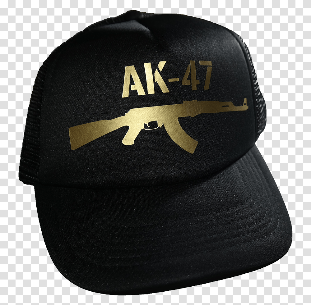 Ak 47 Gold Baseball Cap, Apparel, Hat Transparent Png