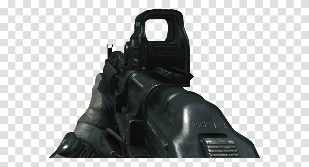 Ak 47 Holographic Sight Mw3 Ak 47 Hybrid Sight On, Call Of Duty Transparent Png