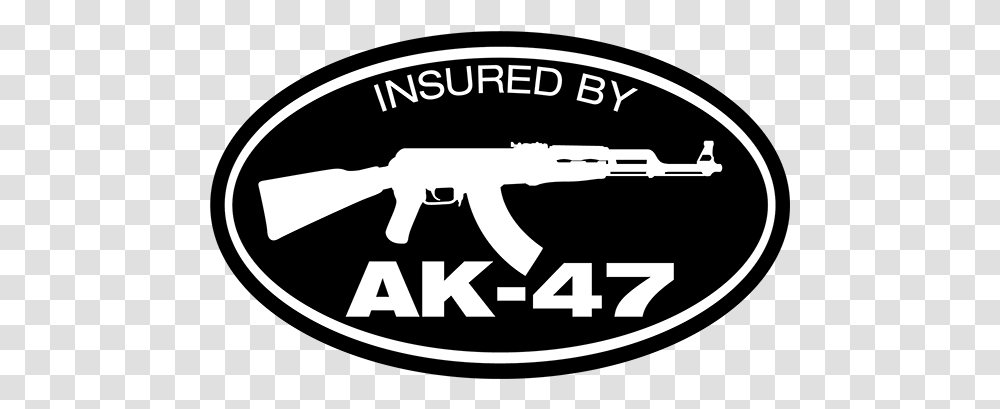 Ak 47, Label, Weapon, Machine Gun Transparent Png