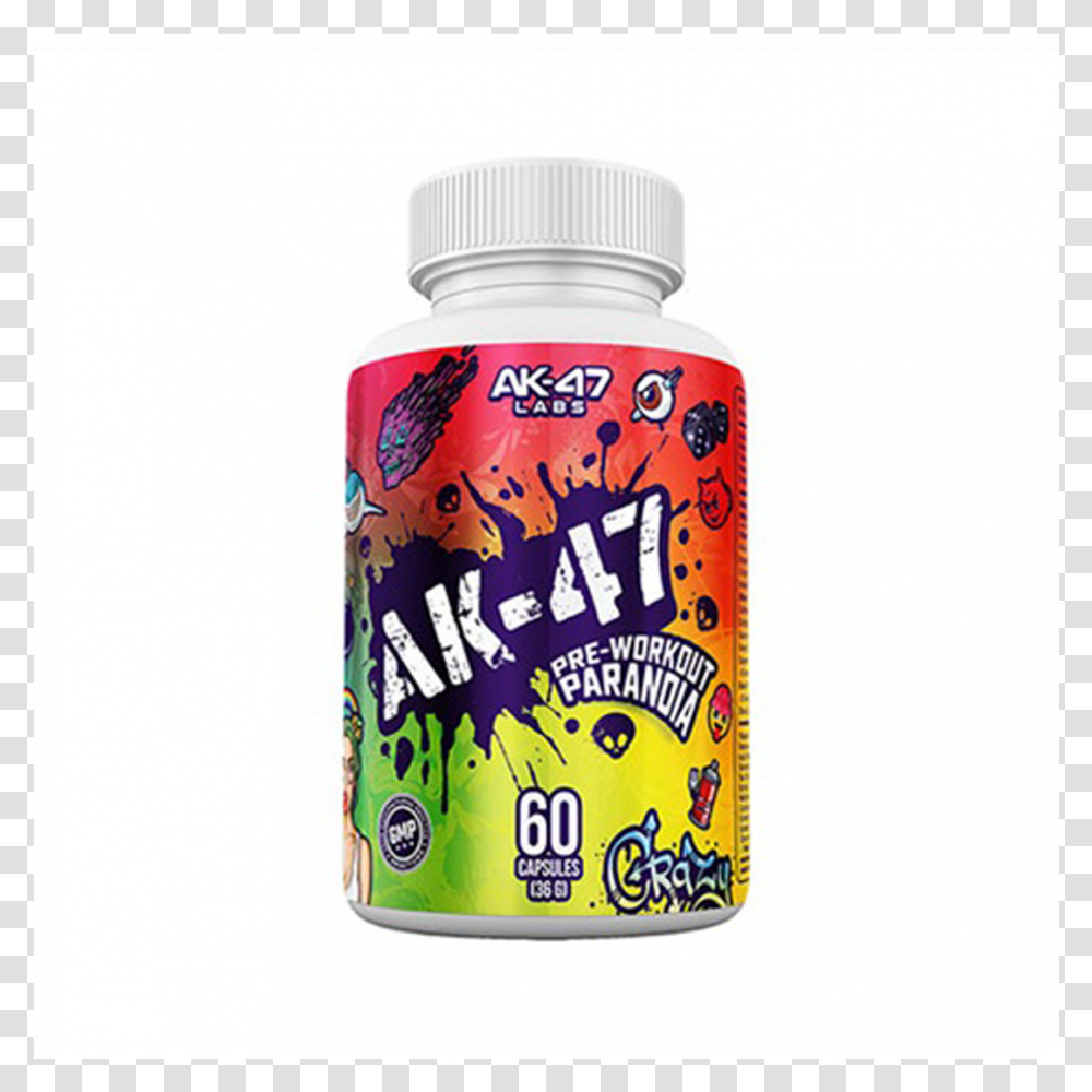 Ak 47 Labs Ak 47 Burner, Bottle, Label, Shaker Transparent Png