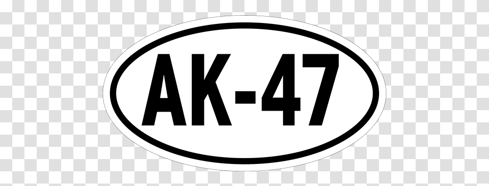 Ak 47 Oval Decal Clipart Full Size Clipart 3119223 Circle, Number, Symbol, Text, Label Transparent Png