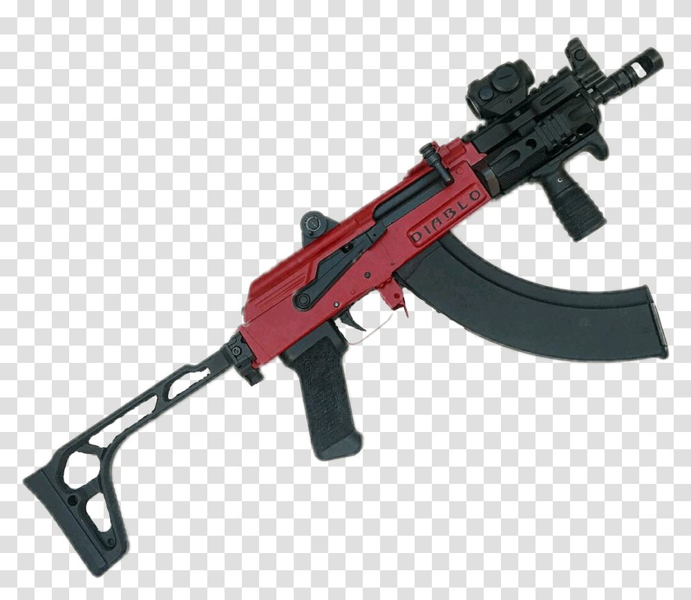 Ak 74 U Custom, Gun, Weapon, Weaponry, Machine Gun Transparent Png