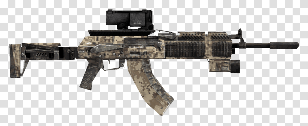Ak Mod Desert Weapon Assault Rifle, Gun, Weaponry, Machine Gun, Armory Transparent Png