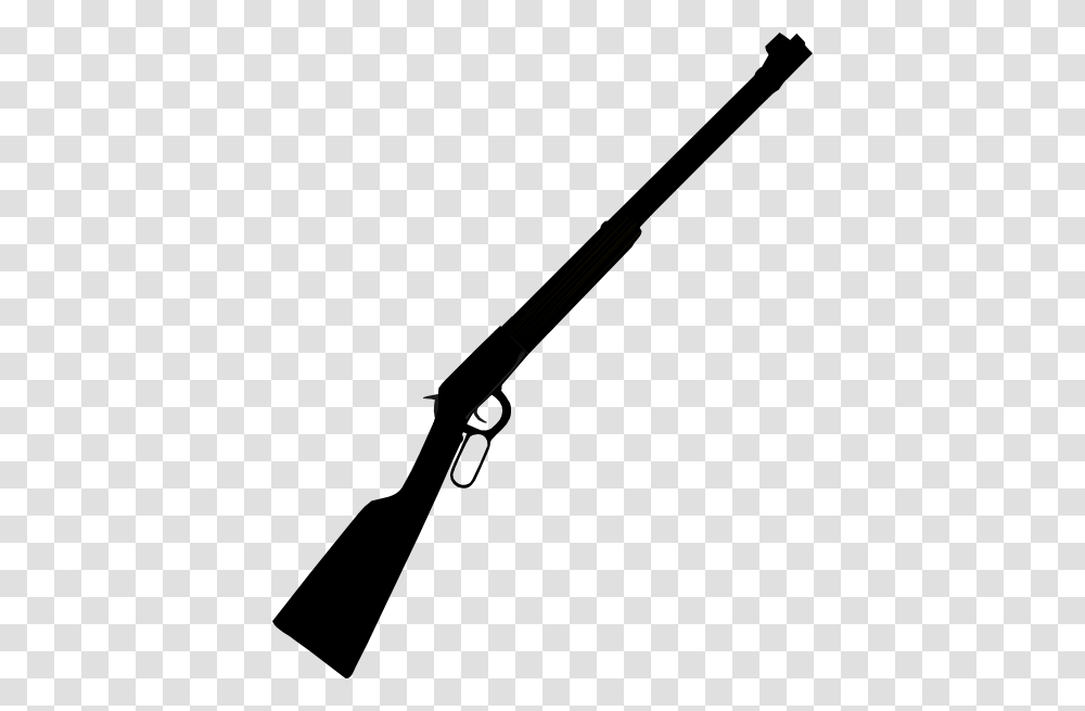 Ak Rifle Silhouette Clip Art, Weapon, Weaponry, Gun, Shotgun Transparent Png