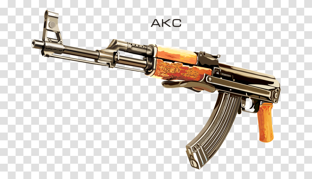 Ak Sniper Rifle Firearm Ak 47 Sniper, Gun, Weapon, Weaponry, Machine Gun Transparent Png