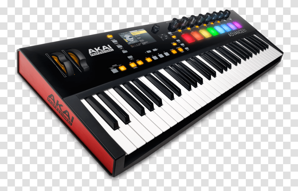 Akai Pro 61 Keyboard, Piano, Leisure Activities, Musical Instrument, Electronics Transparent Png