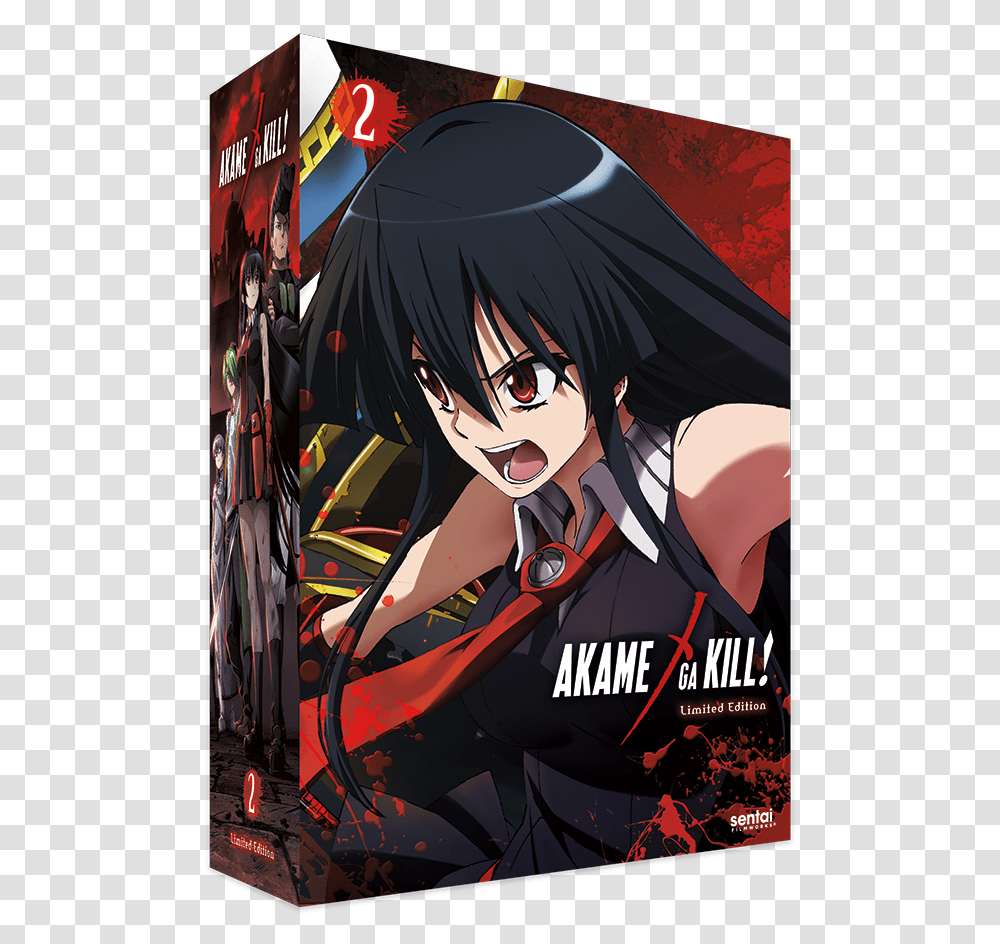 Akame Ga Kill Collection 2 Premium Box Set Akame Ga Kill Collection, Comics, Book, Manga, Person Transparent Png
