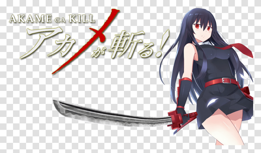 Akame Ga Kill Stickers, Person, Human, Book, Comics Transparent Png